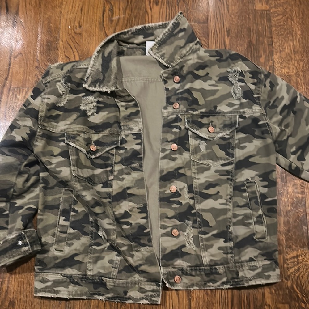 Camo Jean Jacket